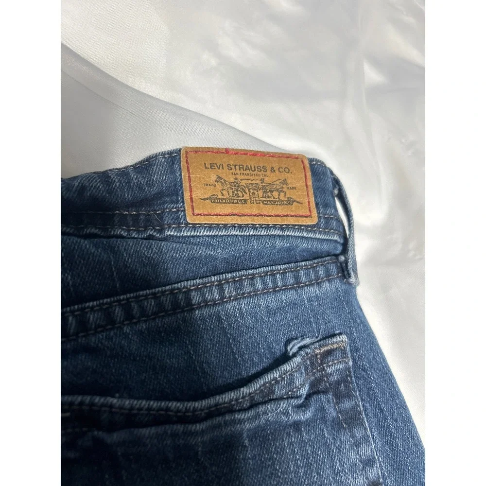 Levi's‎ Bootcut Jeans Women's Dark Wash Denim Low Rise Stretch Casual Size 5